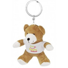 Teddybär mit T-Shirt und Schlüsselanhänger, ca. 10 cm "Ted"