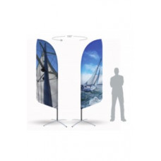 Beachflag "Indoor Beachflag BEIDSEITIG bedruckt "S""